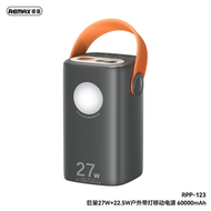 巨量大容量60000毫安LED燈戶外移動電源 27W快充流動充電器禮品
