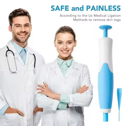 Dual Head 2-IN-1 Skin Tag & Wart Removal Pen,Painless Mole Acne Plantar Wart Chicken Eye Remover Liq