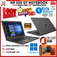 Hp 250 g7 Notebook / 10th generation / 16GB Ram / 512GB Ssd / 15.6" FHD Display / 1year warranty T&C