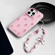 Full Screen Strawberry for iPhone 11, 12, 14, 15, 16 Pro 7 Plus, 8 Plus, 11 Pro, 13 Pro, X, XR, XS M