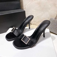 French Women's Sandals Fish Mouth Fashion New High Heels 2 0 4 Summer Temperament Thin Word Fairy