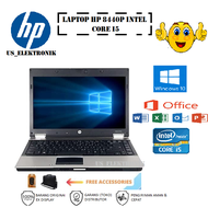 PROMO !! LAPTOP HP ELITEBOOK 8440P INTEL CORE I5 GEN 1ST RAM 4GB HDD 320GB LAYAR 14"INCH  WINDOWS 10 BERGARANSI FREE TAS/MOUSE