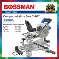BOSSMAN 1500W Compound Mitre Saw BCS789 185mm7.5 "BCS-789 BCS 789  Electric
