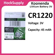 Koonenda CR1220 Battery Lithium Battery 3V 1220