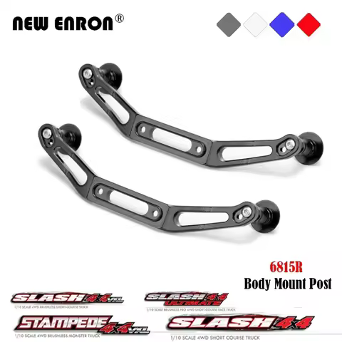 RC Front Rear Body Mount Post 6815R Aluminum Alloy for RC Car Parts 1/10 Traxxas Slash 4X4 Platinum 