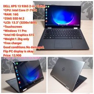 DELL XPS 13 9365 2-in-1(slim) *CPU: Intel Core i7-7Y75