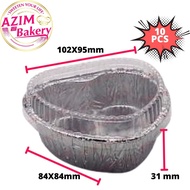Heart Aluminium Tray 6302-P | Love Aluminium Container | Aluminium Foil | Bekas Aluminium Foil Love 