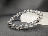 【訂製品】黑銀鈦 手串 手鍊 天然水晶 水晶手串 8-12mm