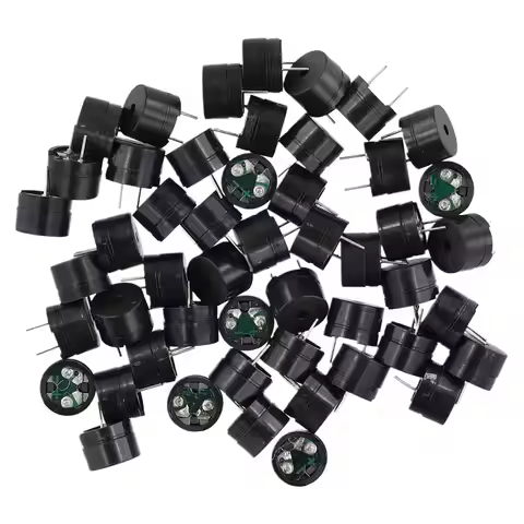 50PCS Passive Speaker Buzzer Electromagnetic Impedance 16 Ohms Electromagnetic Buzzer AC/2KHz 3V 5V 