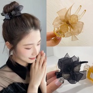 【QiaoZhi】Korean Simple Girls Bowknot Clip Large Summer Hairpin Hair Accessories