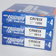 NGK Iridium Spark Plugs CR7EIX/CR8EIX/CR9EIX CR7HIX DR8EIX Suitable for Huanglong CB400 Motorcycle A