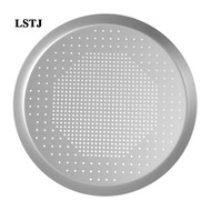 [Lstjj] Round Anodized Aluminum Pizza Baking Pan Perforated Pizza Plate 6.5~15 Inch