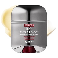 MDP+ Peptide 9 Bio Sunstick Pro | Korean Sunscreen Stick SPF 50+, Lightweight, Non-Greasy Broad Spec