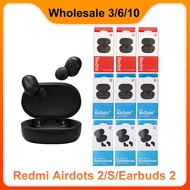 【Best value】 3/6/10pcs Redmi Airdots 2 Bluetooth 5.0tws Waterproof Headphones Fone Earbuds Basic 2 In-Ear Headphones