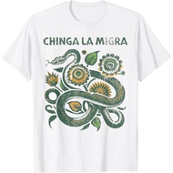 New Fashion Chinga La Migra Pro Immigration Fascism Human Tee