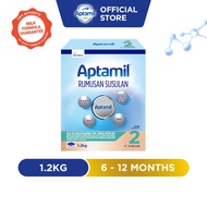 Aptamil Step 2 Follow-on Milk Formula 6-12 months (1.2kg) (Susu, Milk Powder, 奶粉)