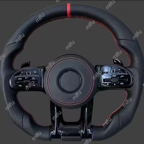 For Mercedes AMG carbon fiber a180 a200 b200 b220 c200 c260 e300 e200 gla glb glc gle glk300 leather