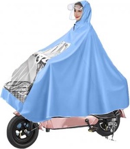 家有好物 - 防水摩托車雨衣，全身自行車雨雨雨外套，用於自行車踏板車騎自行車，長款全身騎行雨衣，可重複使用自行車雨披，電動自行車雨衣 - 4XL