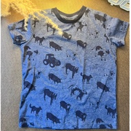 Boys T-shirt 695 Cotton Neckline Cotton T-Shirt For Children From 3 To 10 Years Old