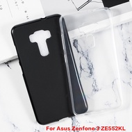 Asus ZenFone 3 ZE552KL Case TPU Silicon Soft Black / Clear Phone Casing Cover for Asus ZenFone 3 ZE552KL