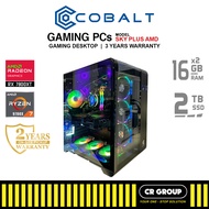 COBALT SKY PLUS AMD - Ryzen 7 9700X/9800X3D - DUAL-RX7800XT-O16G - 32GB RAM - 2TB SSD (3Yrs Warranty
