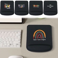 Wrist Rest Mouse Pad Mouse Pad with Wrist Support Black Mouse Pad Ergonomic Mouse Pad Non-Slip Teach