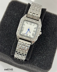 [ SW6145 ] JAM ANALOG BESI + JAM + JAN TANGAN PEREMPUAN + JAM DIAMOND +JAM WANITA