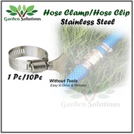 18-25mm Stainless Steel Hose Clip / Hose Clamp / Pipe Holder German Type / Klip hose getah Paip Peme