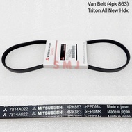 Van Belt 4PK 863 All New Triton HDX 7814A022 FanTALI Original