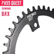 PASS QUEST GRX BCD110 Four Claws Road Bike Narrow Wide Chainring 36-52T Crankset Round Oval Chainwhe