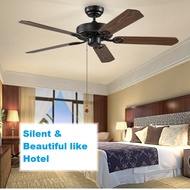 EngHong Wood Ceiling Fan 52inch, not panasonic ceiling fan, wood blades Antique Fan, WOOD FAN