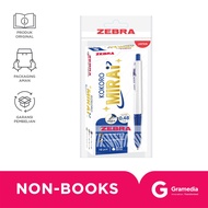 Zebra Kokoro Mirai Gel 048 Blue Set 12Pcs