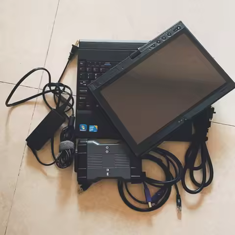 Auto Diagnostic Tool Vci C6 Mb Star 6 Coding Programmer Laptop X220T I5 8G 480GB SSD 3in1 Full Set E
