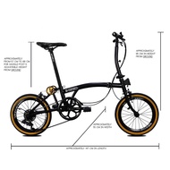 🇸🇬 Ethereal Trifold M7 Japan Shimano 7 Speed Foldable Bicycle Bike Foldie