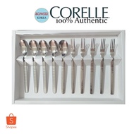 CORELLE Coordinates Tea Spoon & Tea Fork 10 Piece Set HandCraft