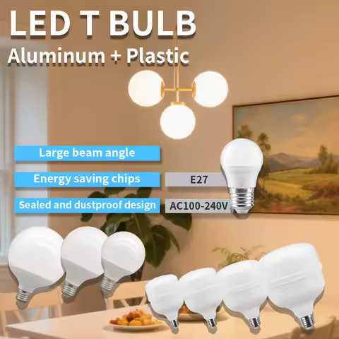 1-5PCS Hight Power LED Bulb 5W 10W 20W 30W 40W 50W E27 AC100-240V Warm Light Cool Lighting 6000K 400