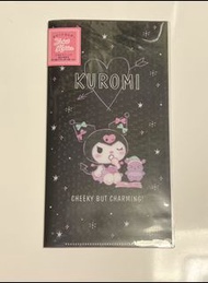 Sanrio Kuromi ticket file 可羅米 睡衣系列 票據收納套 口罩收納