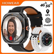 Howear HW S12 Call Smartwatch Smart Watch 2025 SIM Card 4G 5G Video Call AMOLED GPS Android 8.1