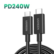 UGREEN 240W Thunderbolt 5 Type C Fast Charging Cable E-Marker for iPhone 17 16 Series Samsung S25 S2