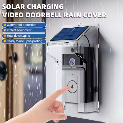 Ring Doorbell Cover Chime Camera Protector Doorbell Rain Cover for Apartment Home Workplace Outside 