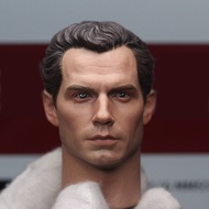 1/6 Scale Henry Cavill Head Sculpt PVC Male Soldier Head Carving Fit 12-inch Soldier Action Figure B