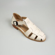 簍空編織涼鞋女鞋/米色/238C楦