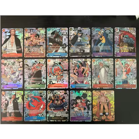 BLUBU Anime OPCG Manga Collection Card OP08 PRB01 Nami Rayleigh ALT ART English Gold Folding Flash C