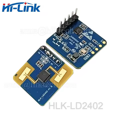Free Shipping Small Size 24G Millimeter Wave Motion Sensor LD2402 50mA GPIO UART Human body presence