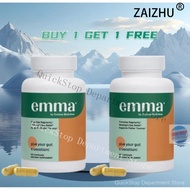 LOCAL  BUY 1 GET 1 FREE Emma Gut Health Doctors Endorsed Supplement - 60 Capsules - Relief from Gas 