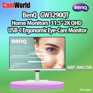 BENQ Home Monitor GW3290QT  31.5" 2K QHD USB-C Ergonomic Eye-Care