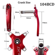 Diskon Crankset Crank Arm Ixf Jiankun Bb Hollowtech Ht2 Bcd 104 Mtb