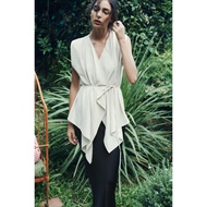 76445 - BrokenWhite Sleeveless (XS,S,M,L) - Cardigan