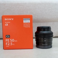 Sony FE 50mm F2.5 G for Sony E Mount (SEL50F25G)