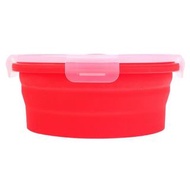 Hello Kitty 800ml 可折疊矽膠圓形餐盒💕